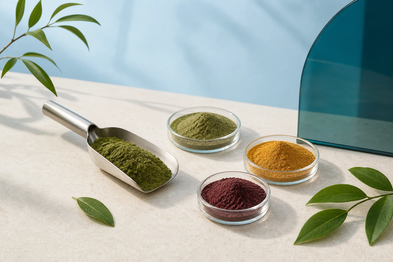 Botanical ingredient sample options