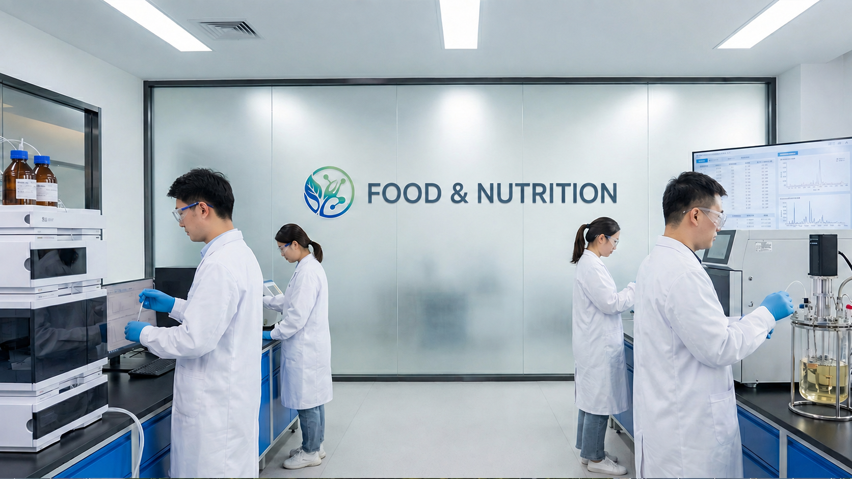 Food and Nutrition laboratory team at work