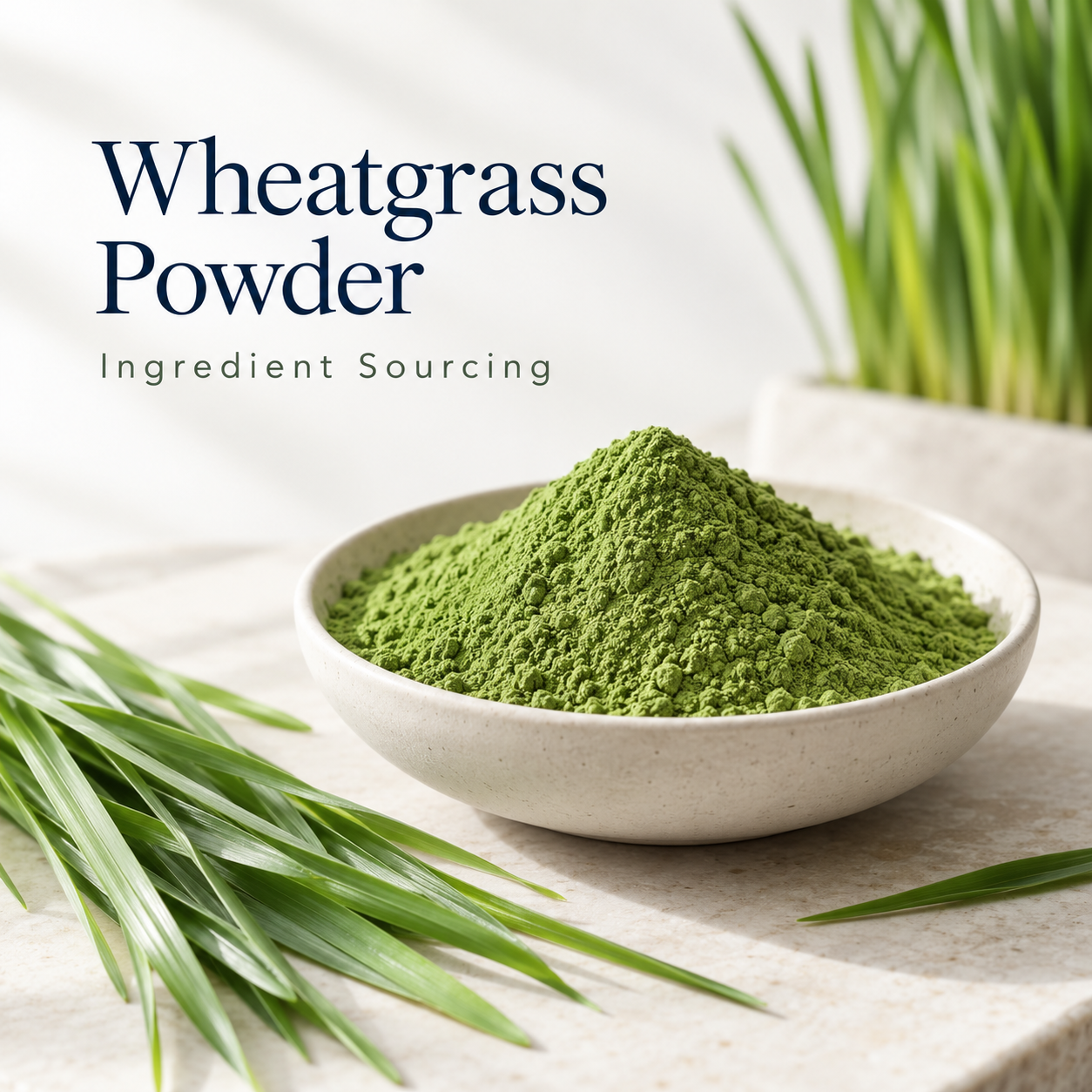 Wheatgrass Powder ingredient visual