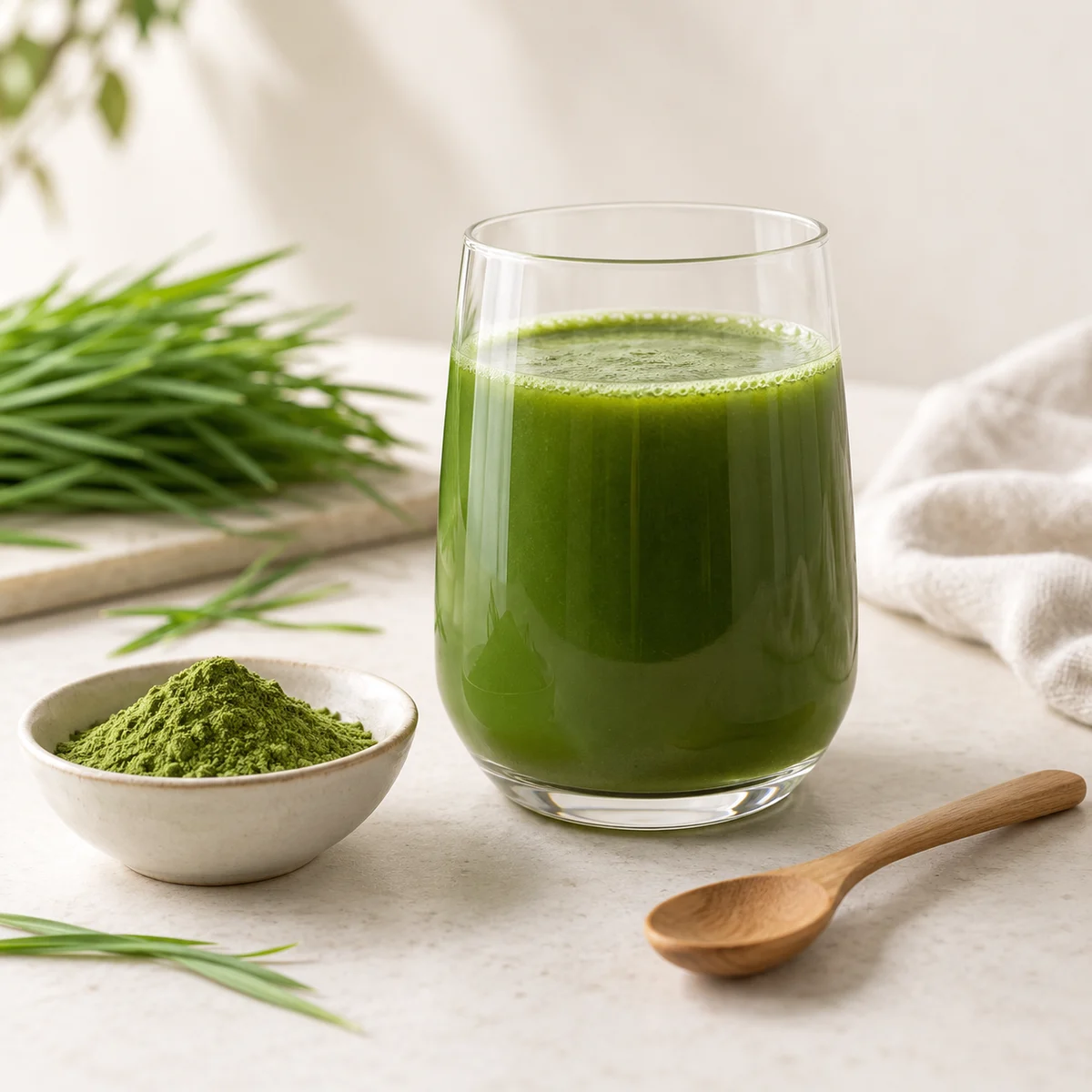 Oat Grass Powder formulation discussion concept