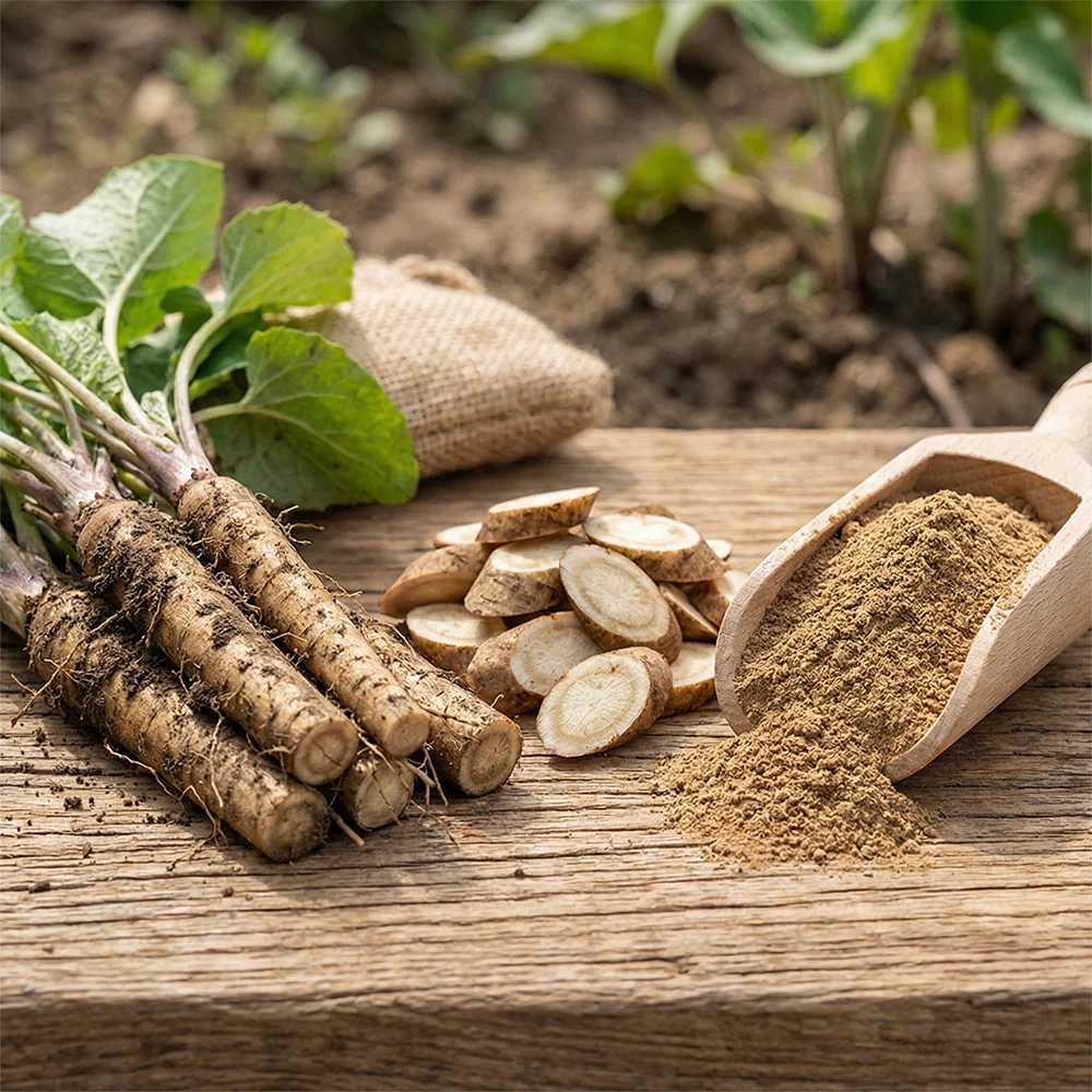 Burdock Root Powder botanical source detail
