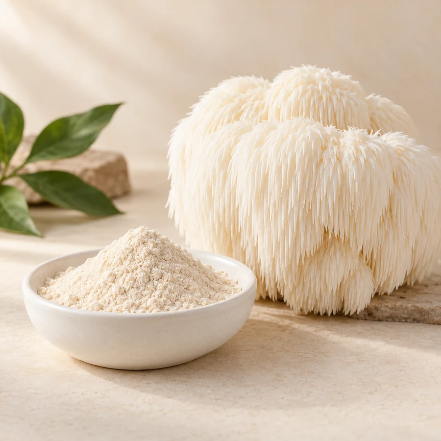 Lion's Mane Mushroom Powder raw ingredient