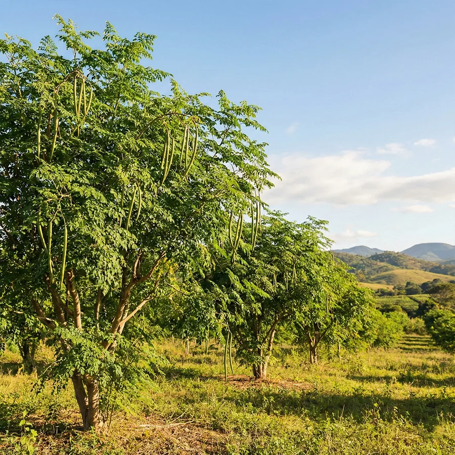 Moringa Leaf Extract source material context