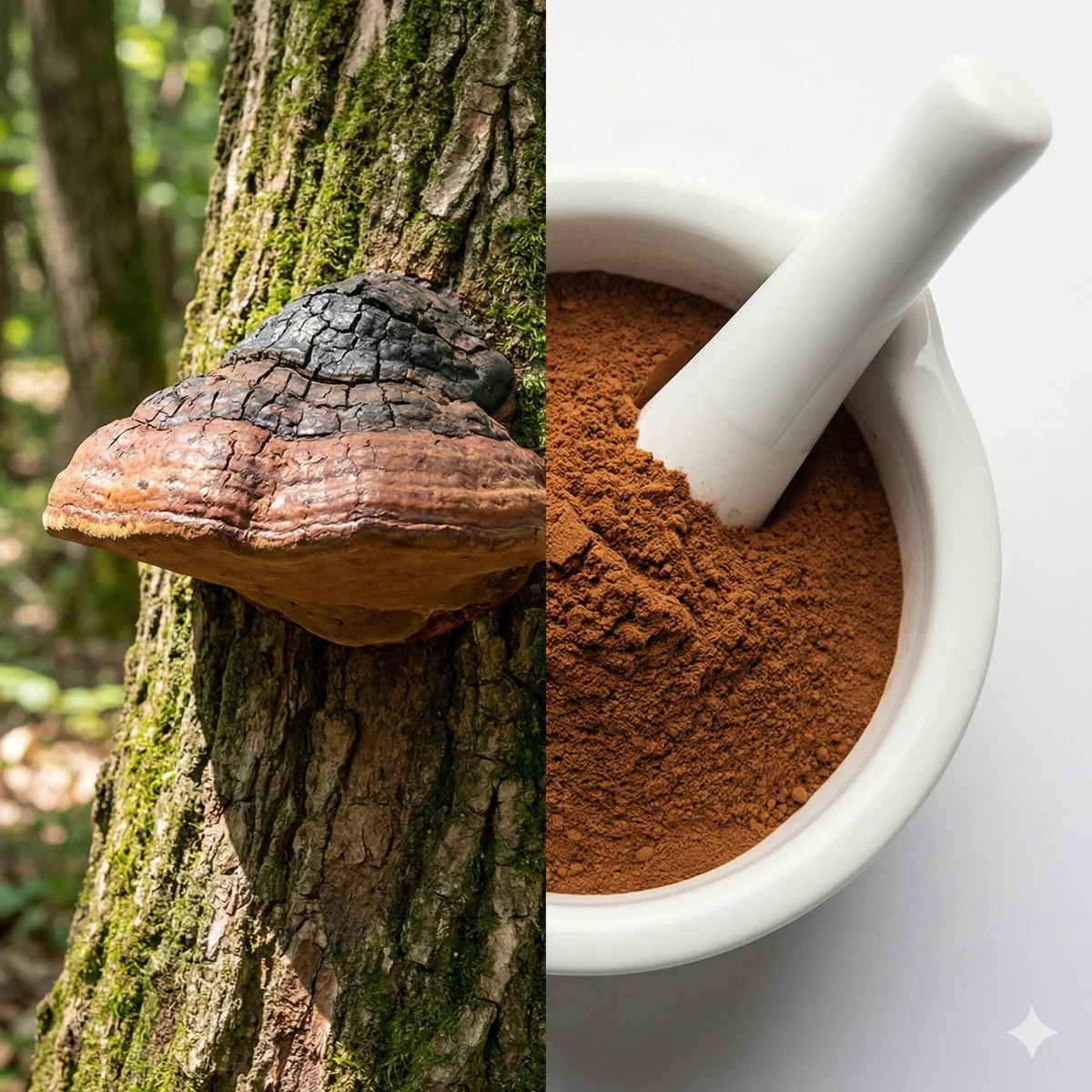 Fungal source and extract presentation