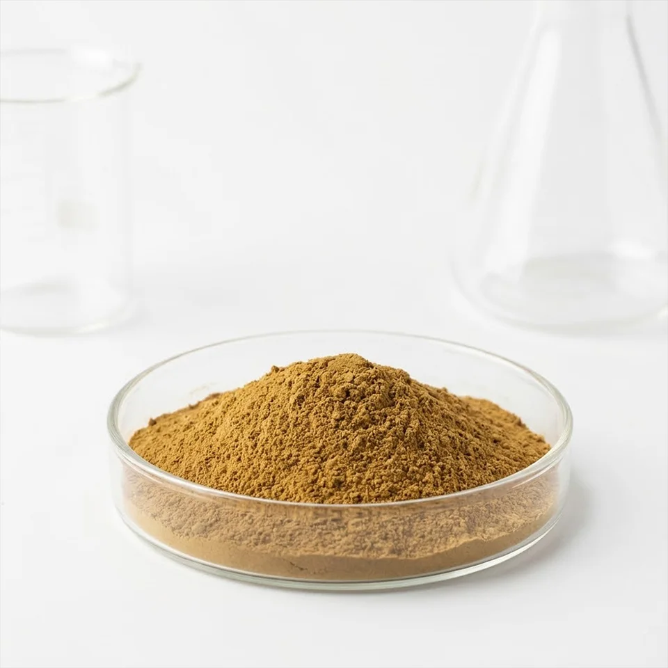 Corn silk extract material presentation