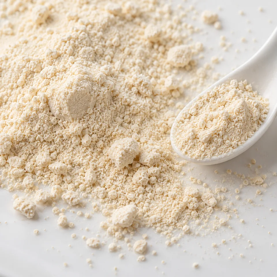 Powder texture and ceramic spoon for Sweet Tea Extract handling discussion