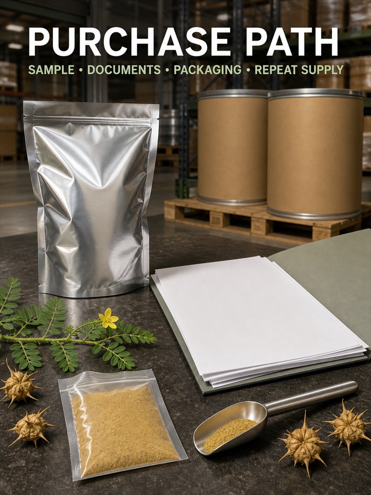 Tribulus Terrestris Extract for Bulk Ingredient Sourcing RFQ and document checklist