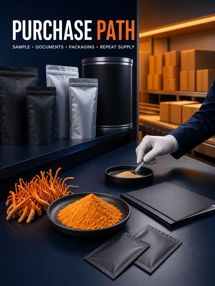 Cordyceps Sinensis Powder for Bulk Ingredient Sourcing Specification and product detail
