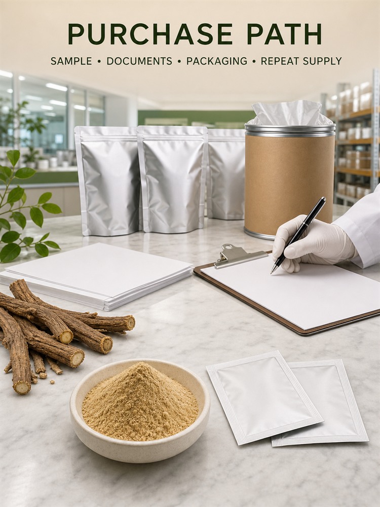 Glycyrrhiza Glabra Root Extract for Bulk Ingredient Sourcing Specification and product detail