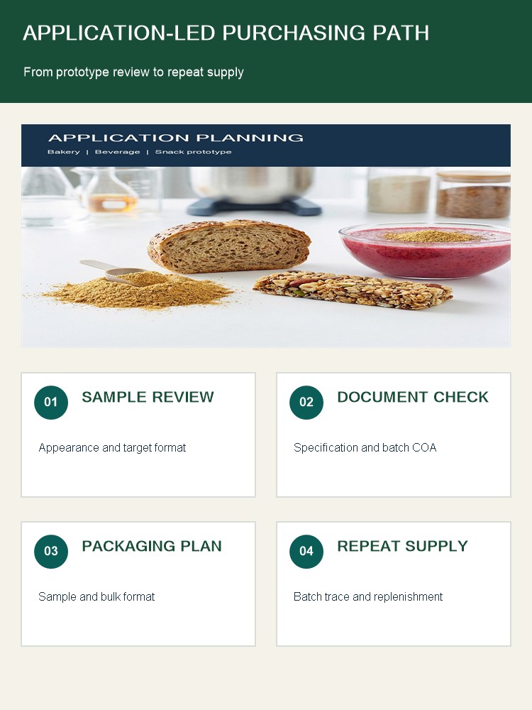 Flaxseed Powder for Bulk Ingredient Sourcing RFQ and document checklist