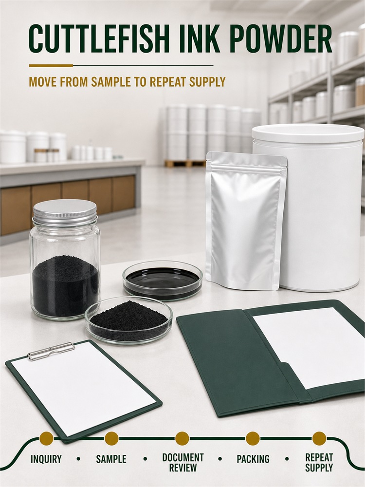 Cuttlefish Ink Powder for Food Ingredient Sourcing product detail image 9