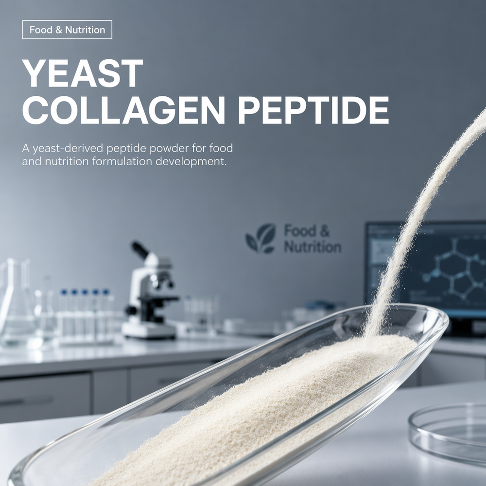Yeast-Derived Vegan Collagen Peptide Powder ingredient