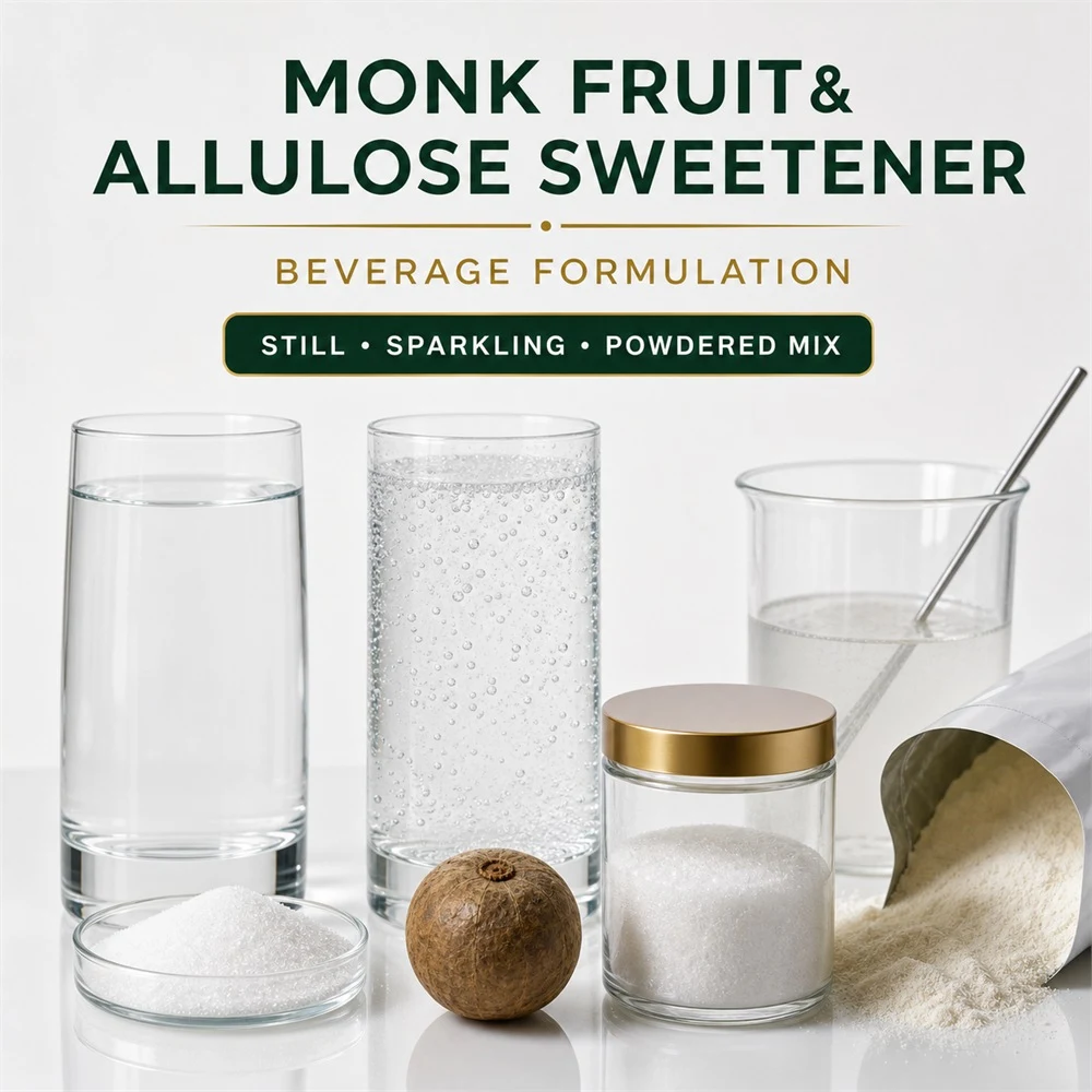 Monk Fruit Sweetener and Allulose Blend for Food Ingredient Sourcing product detail image 2