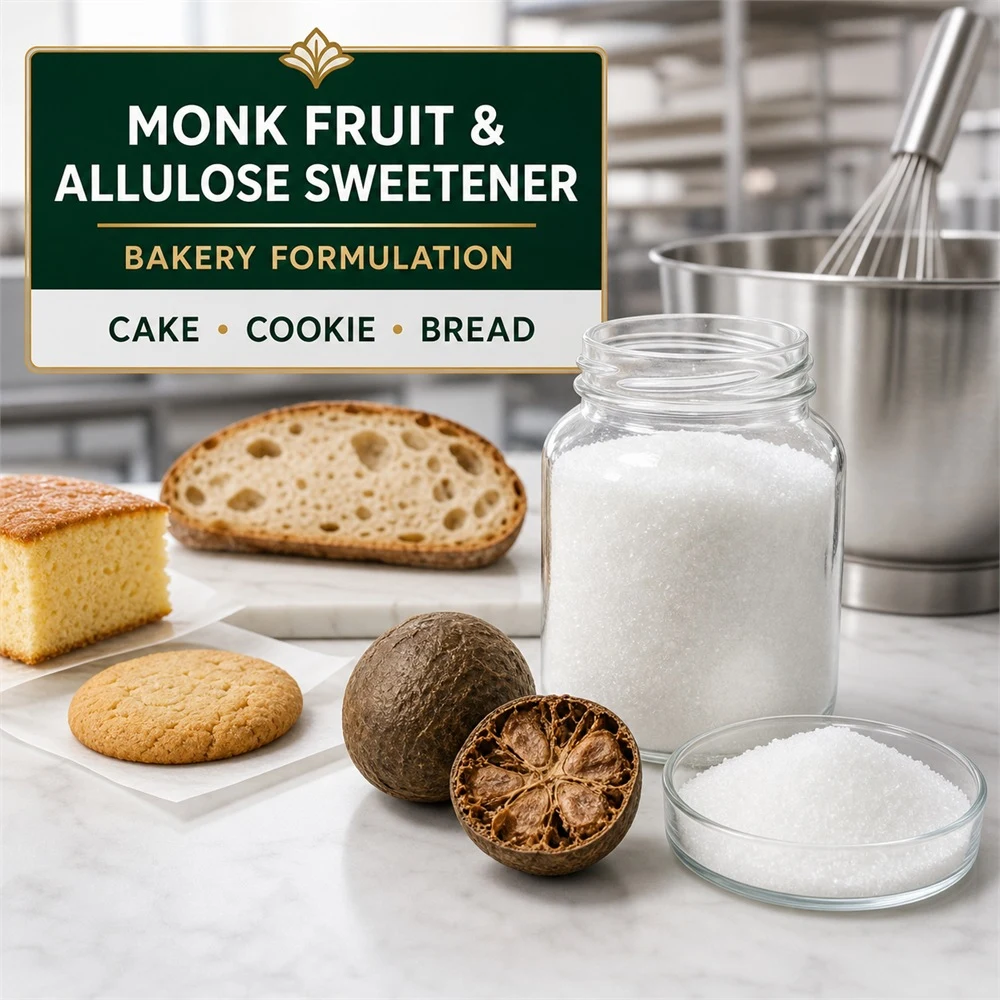 Monk Fruit Sweetener and Allulose Blend for Food Ingredient Sourcing product detail image 3