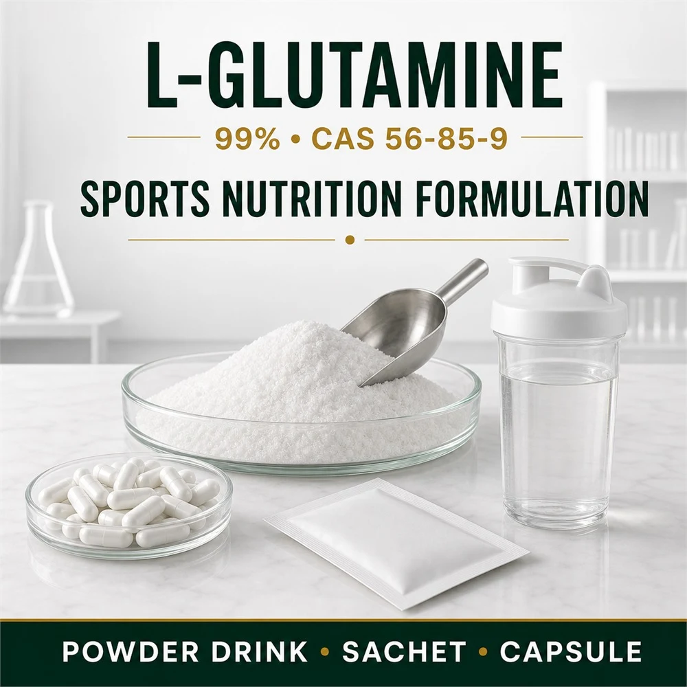 L-Glutamine Powder for Nutrition Ingredient Sourcing product detail image 2