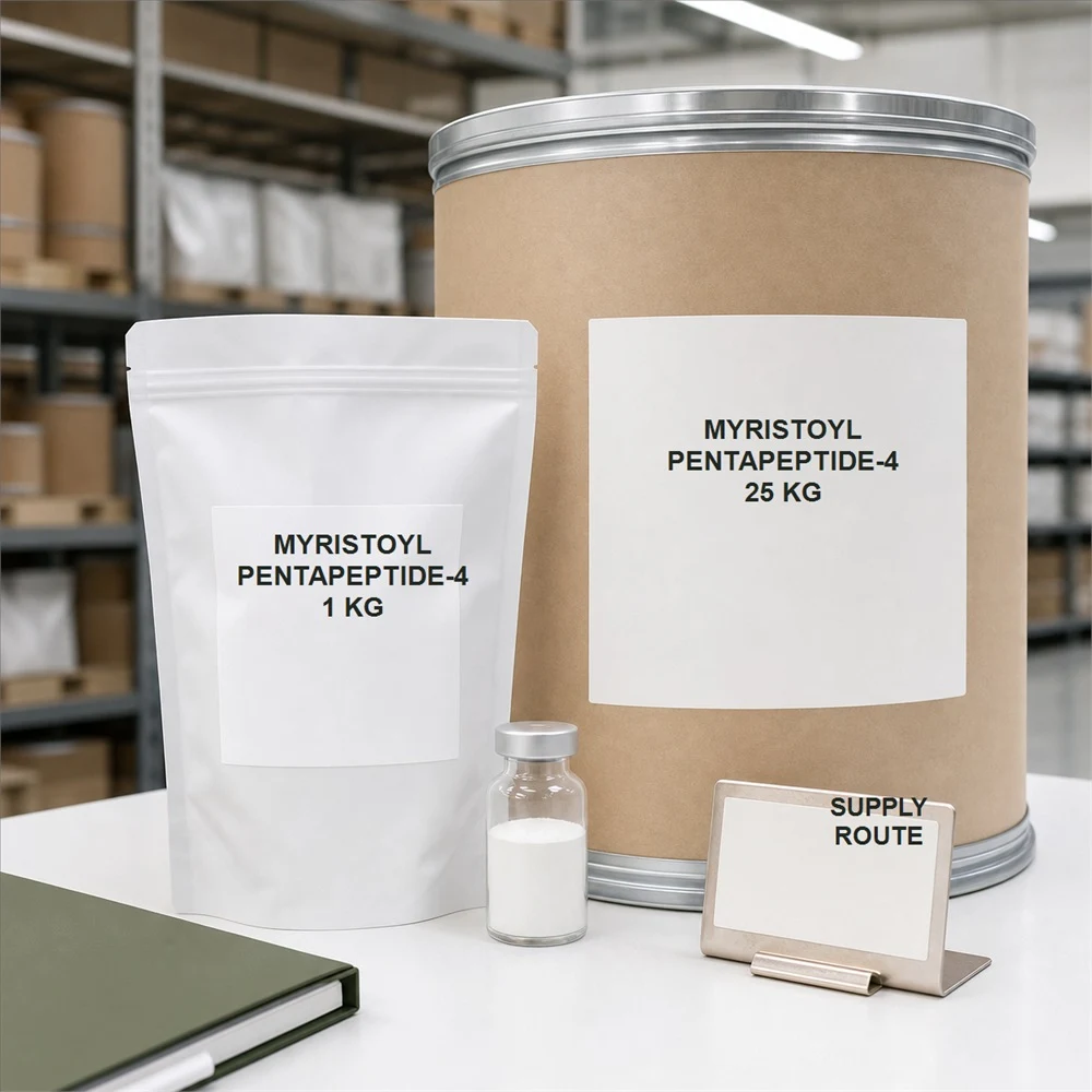 Myristoyl Pentapeptide-4 application and project presentation