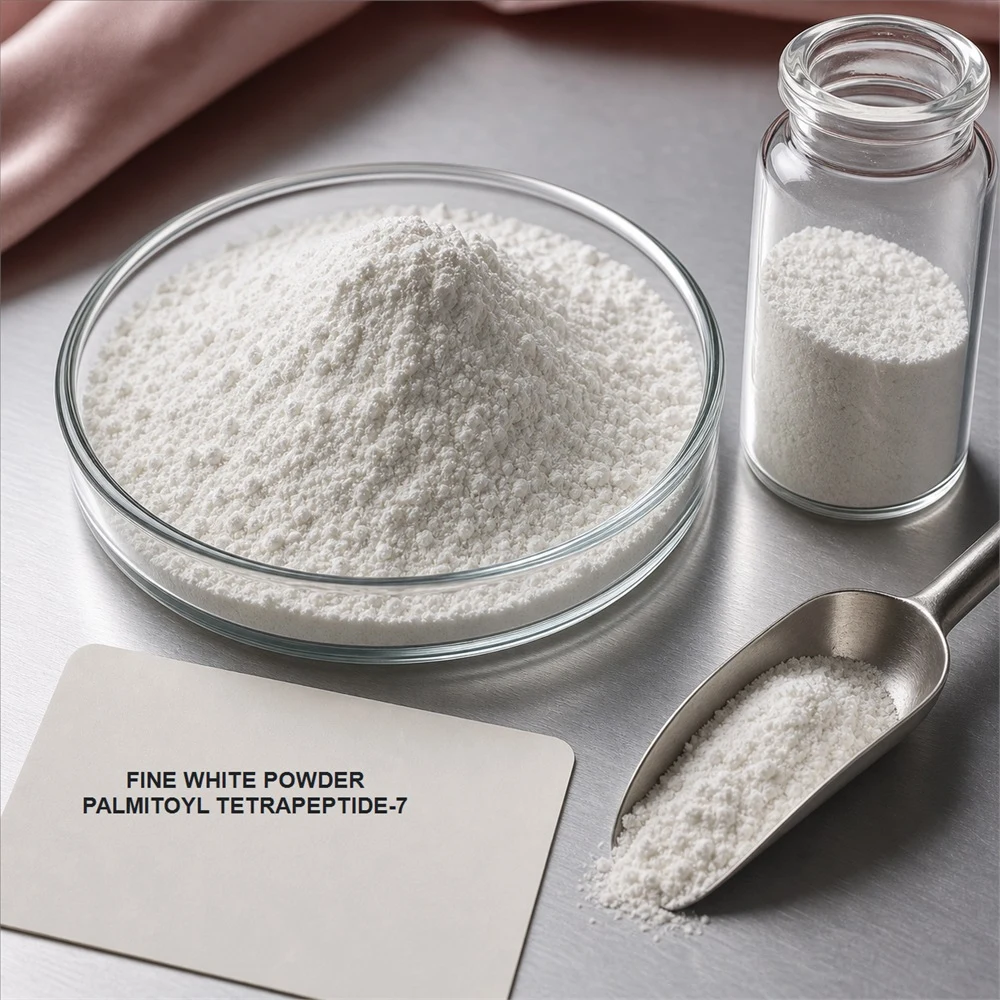 Palmitoyl Tetrapeptide-7 packaging and supply presentation
