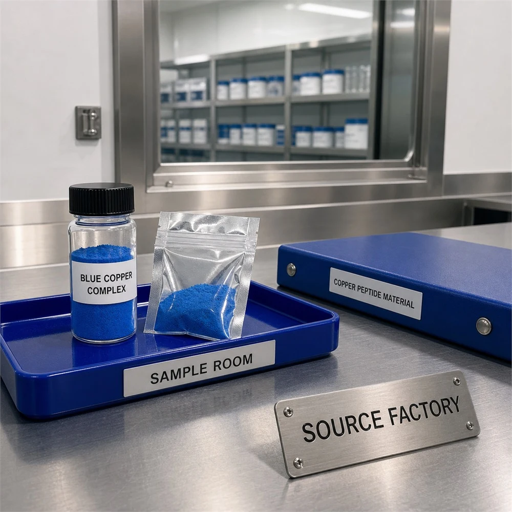 Blue Copper Complex Powder for Specialty Active Ingredient Sourcing product detail image 2