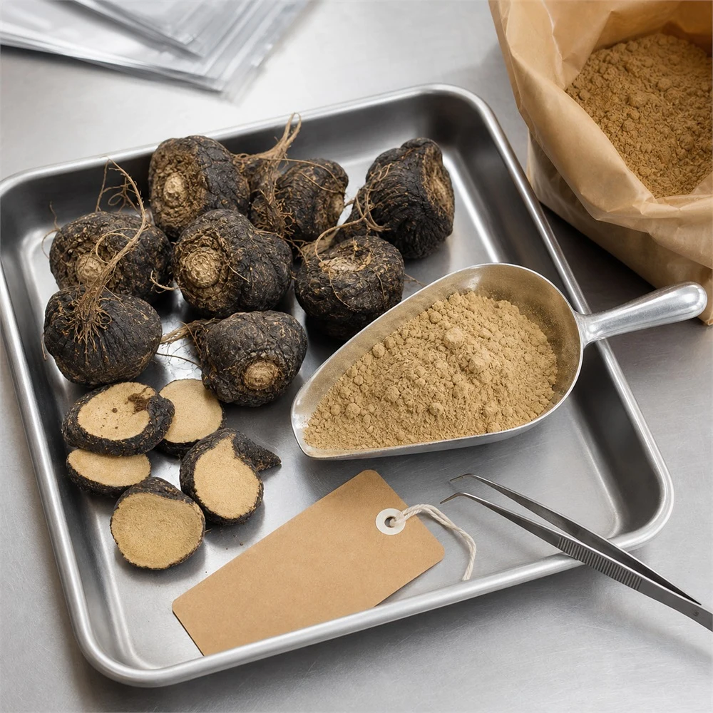 Black Maca Powder ingredient and specification presentation