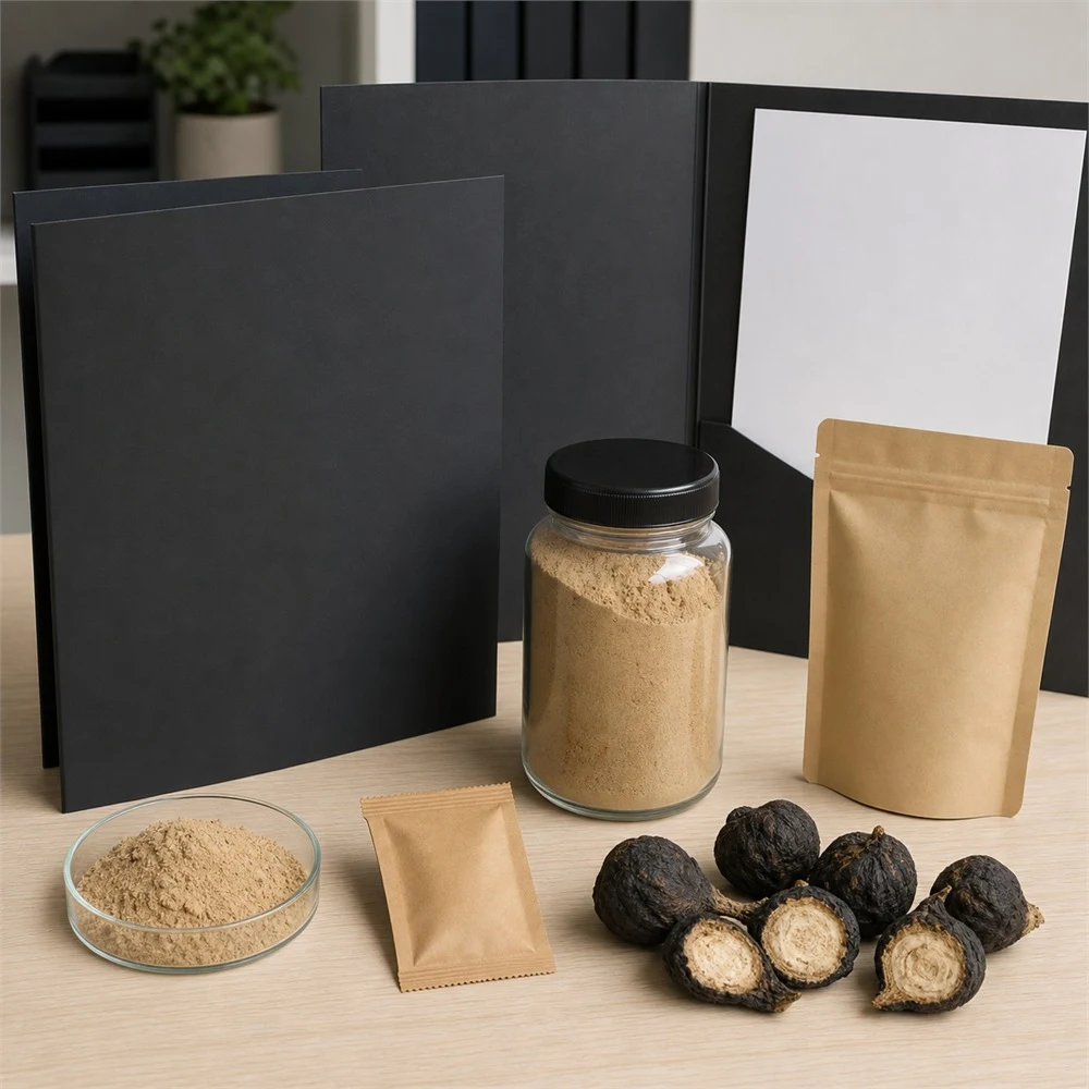 Black Maca Powder application and project presentation