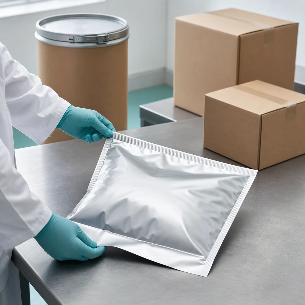 Xylooligosaccharides (XOS) Powder packaging and supply presentation