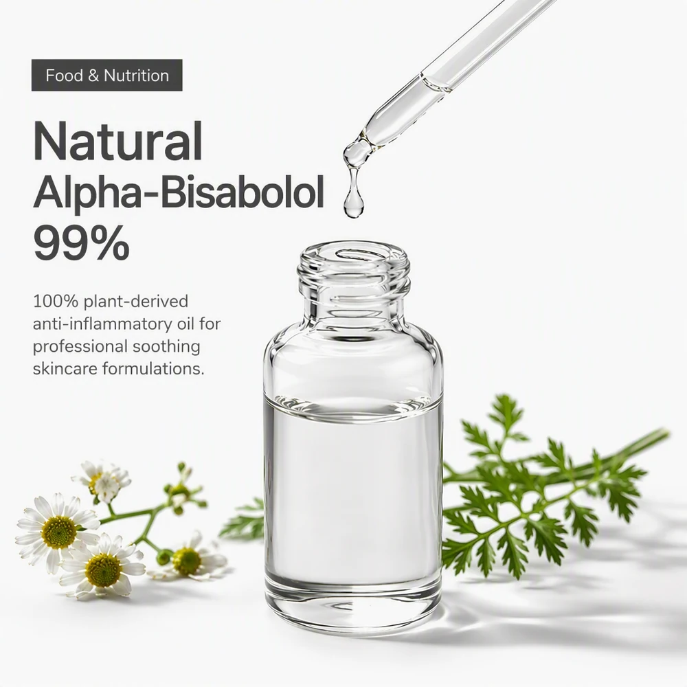 Natural Bisabolol 99% for High-Purity Cosmetic Projects for B2B Project Review