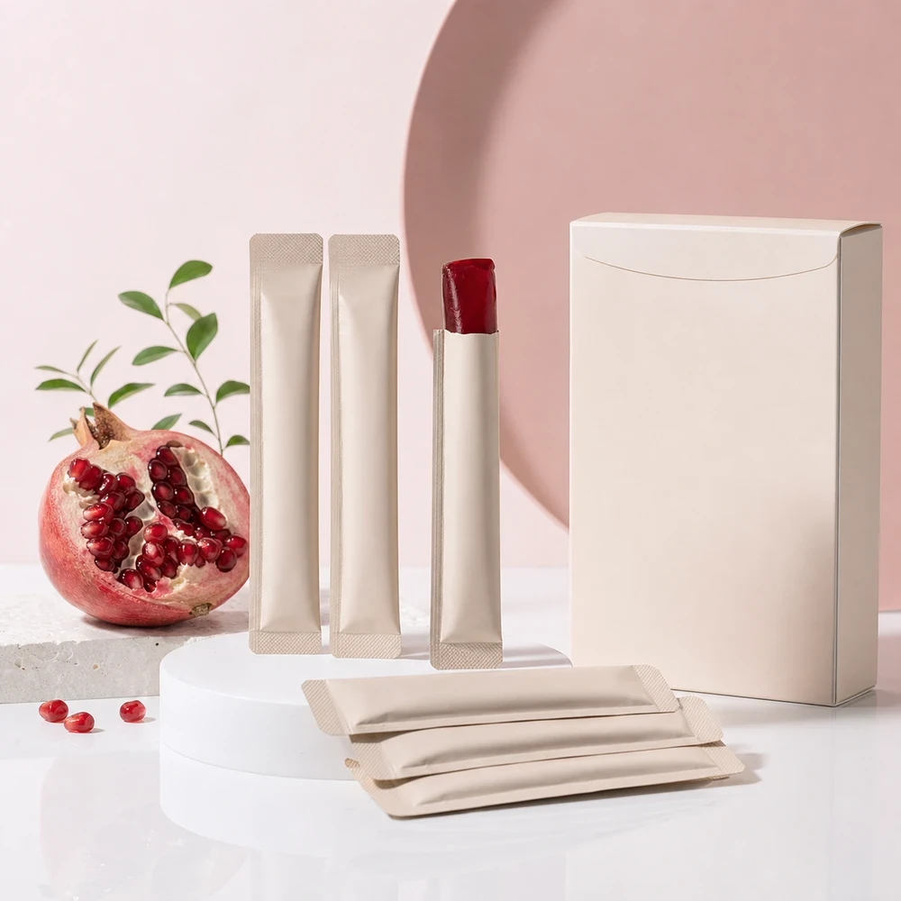 Fish Collagen and Pomegranate Jelly Stick OEM/ODM Project