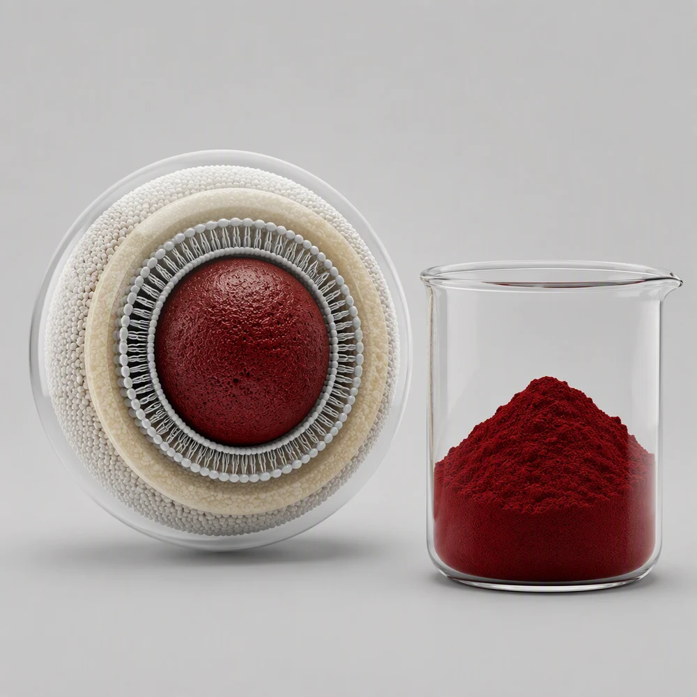 Astaxanthin 10% Microencapsulated Powder ingredient and specification presentation
