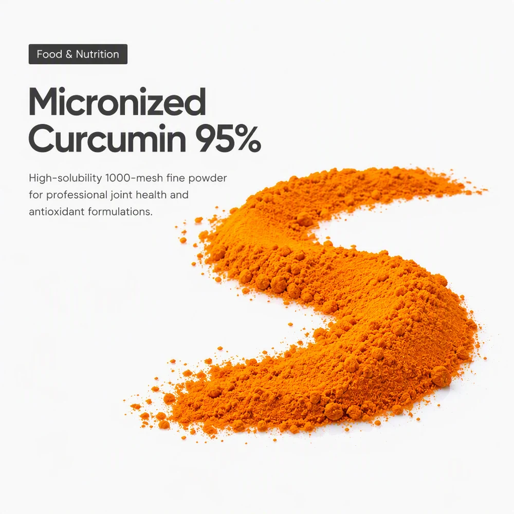 Micronized Curcumin 95% for Botanical Ingredient Sourcing