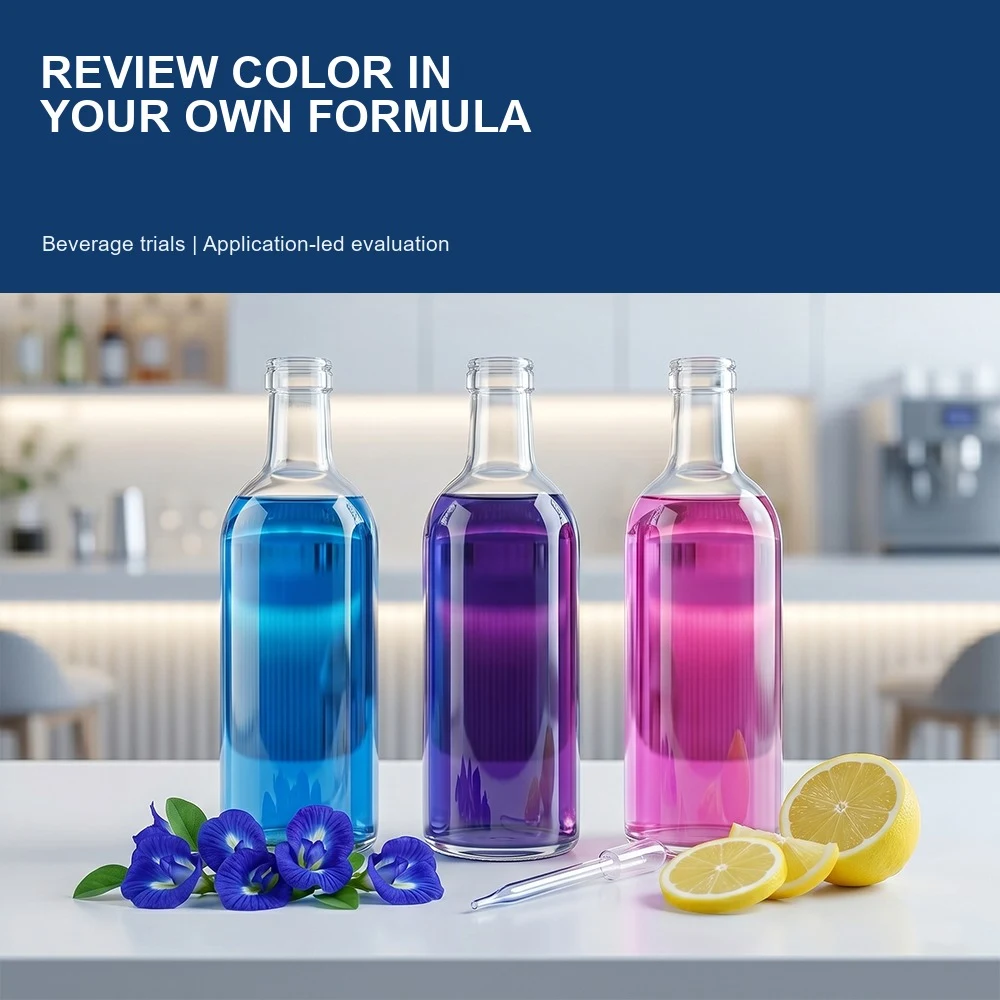 Butterfly Pea Flower Extract ingredient and specification presentation