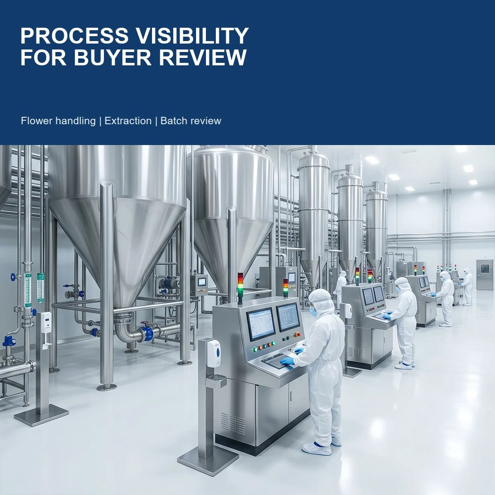 Butterfly Pea Flower Extract packaging and supply presentation
