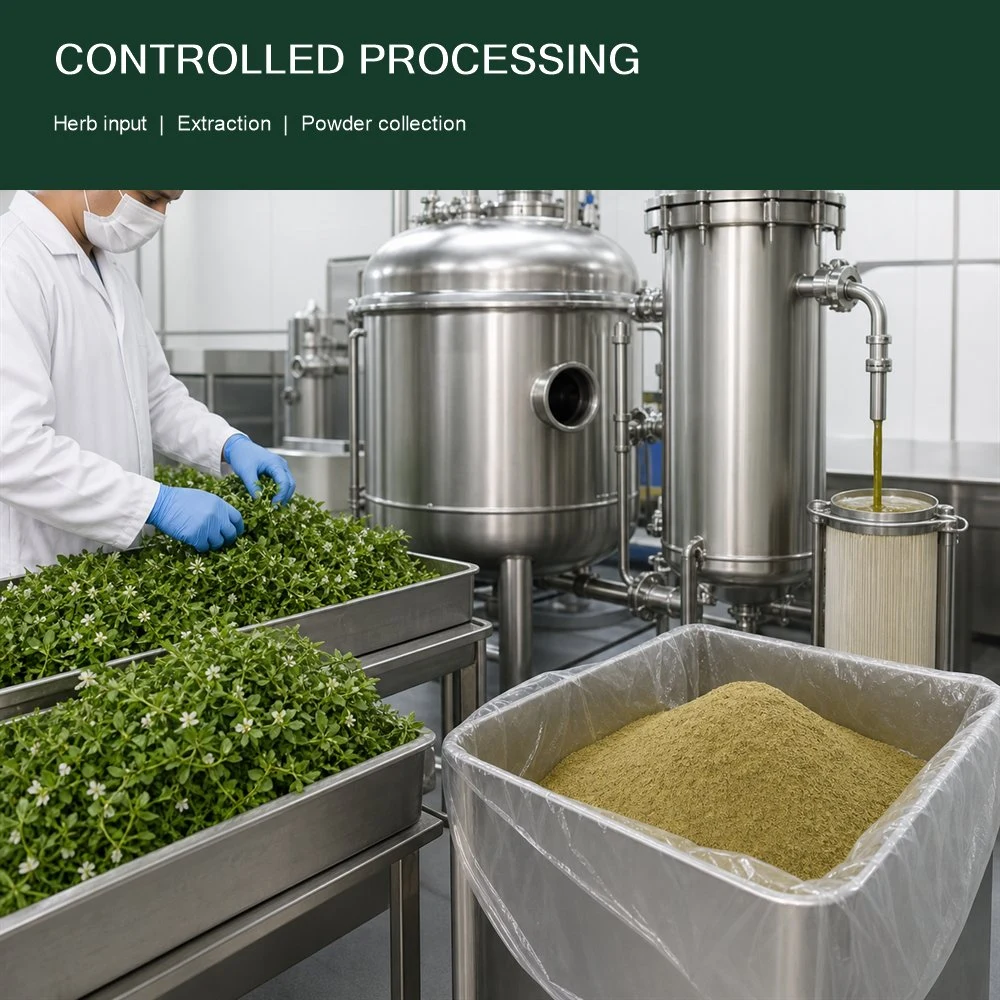 Bacopa Monnieri Leaf Extract packaging and supply presentation