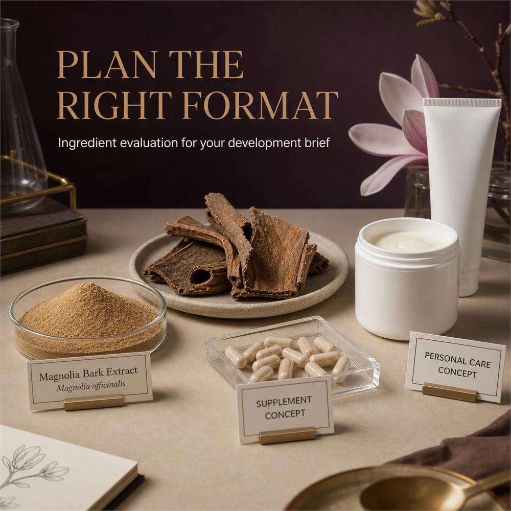 Magnolia Bark Extract packaging and supply presentation