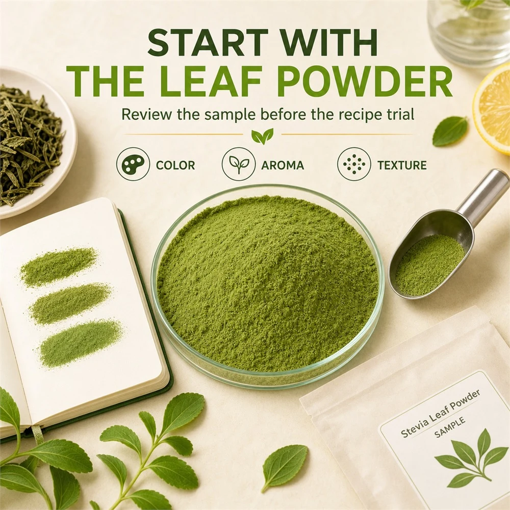 Stevia Leaf Powder product format presentation