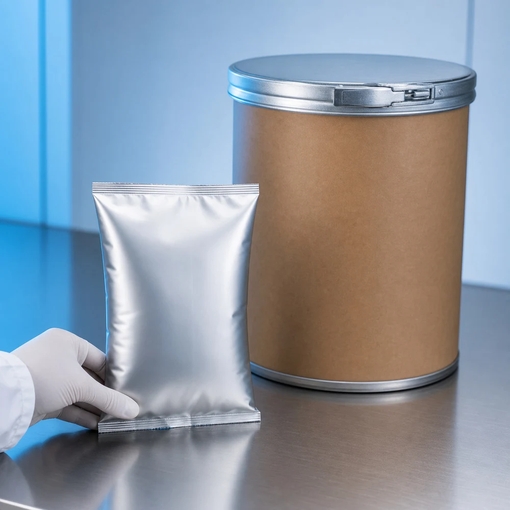 Hydrangea Leaf Extract packaging and supply presentation