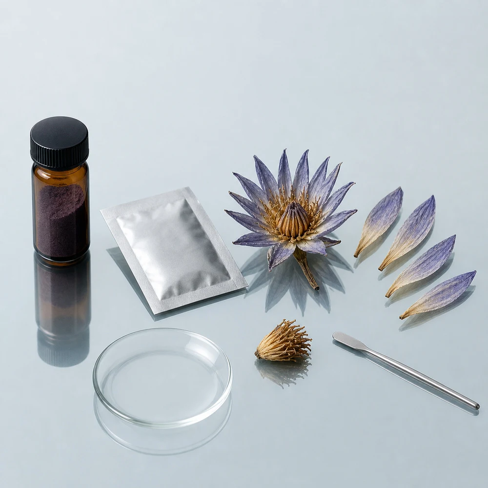 Blue Lotus Extract application and project presentation