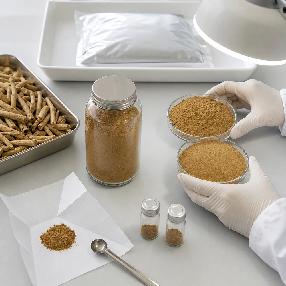 Fermented Ashwagandha Extract quality and documentation presentation