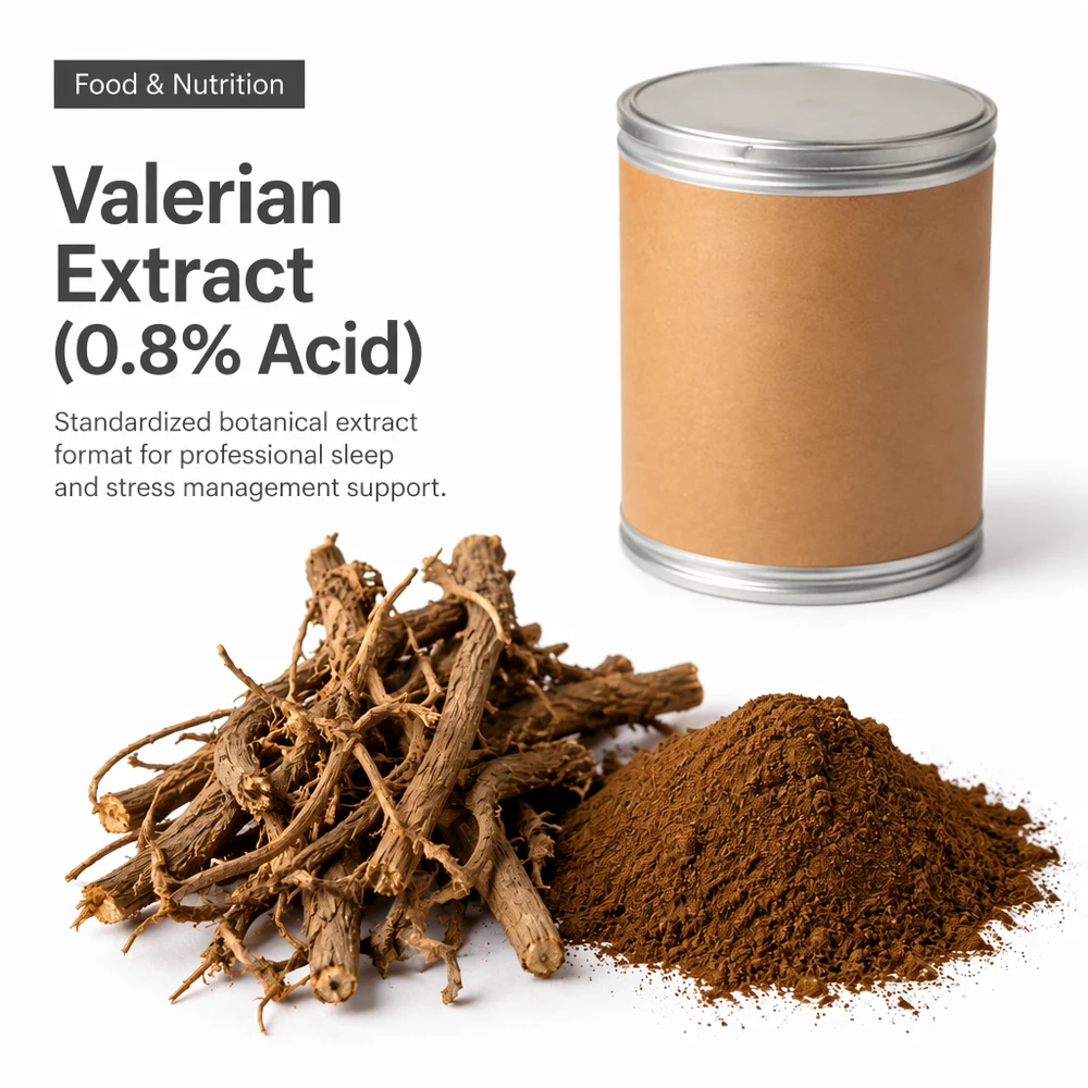 Valerian Extract 0.8% for B2B Project Review
