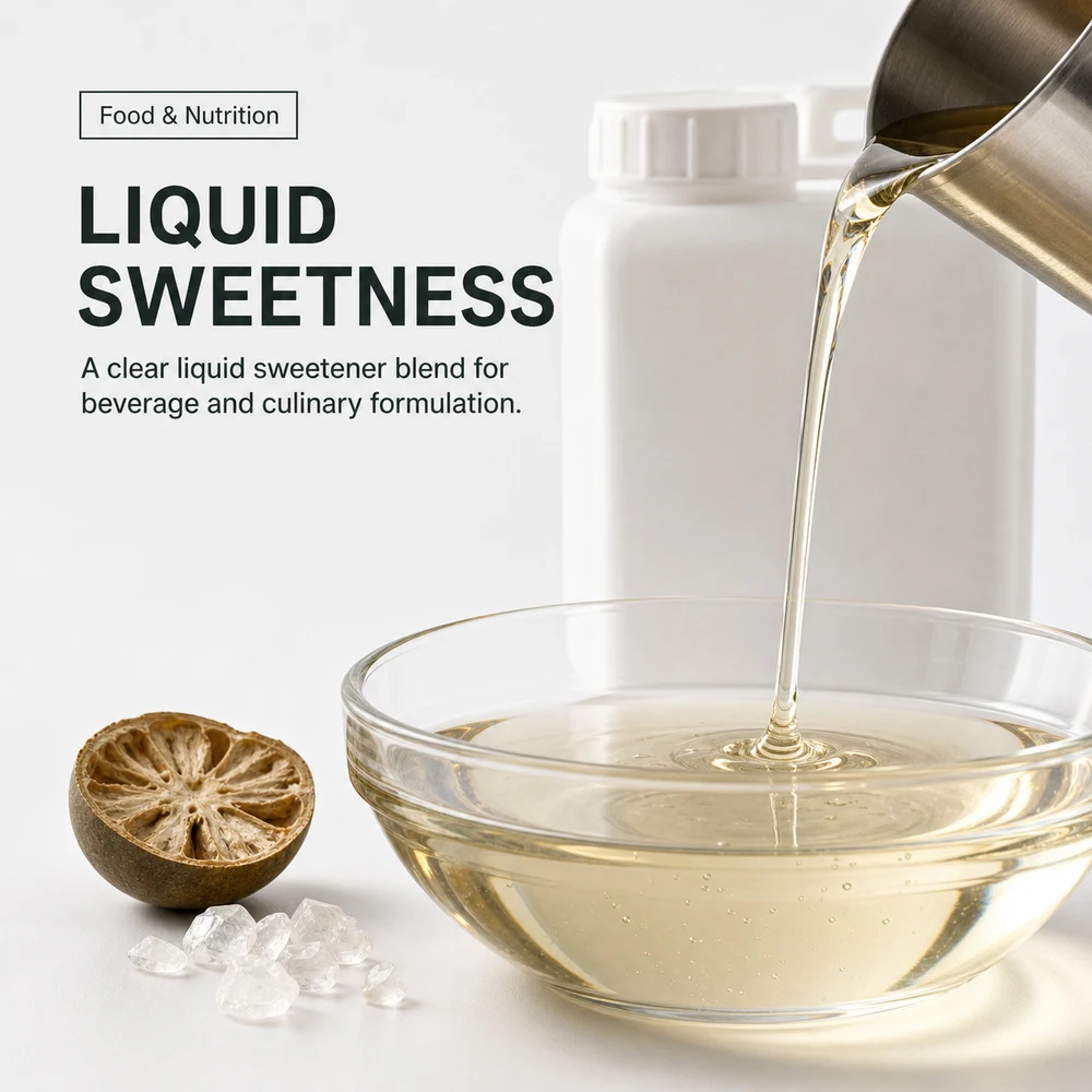 Allulose and Monk Fruit Liquid Sweetener Blend for B2B Project Review
