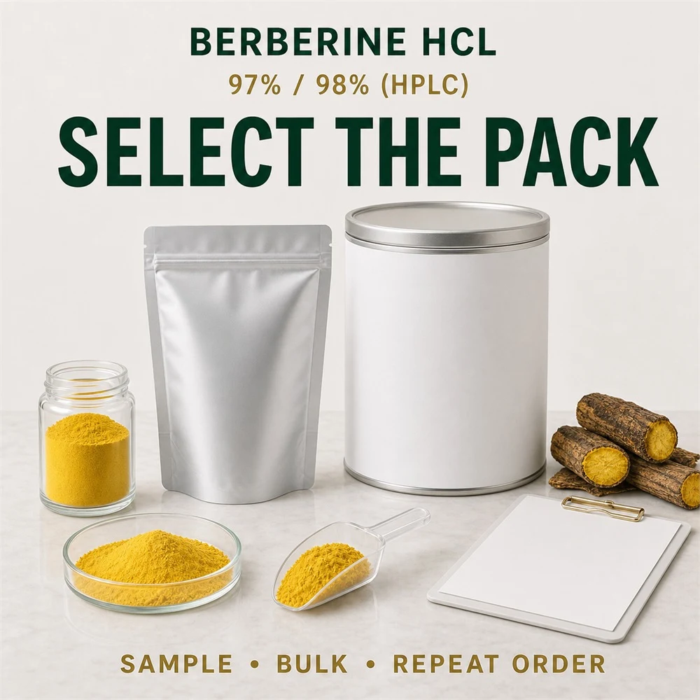 Berberine HCl 97%-98% application and project presentation