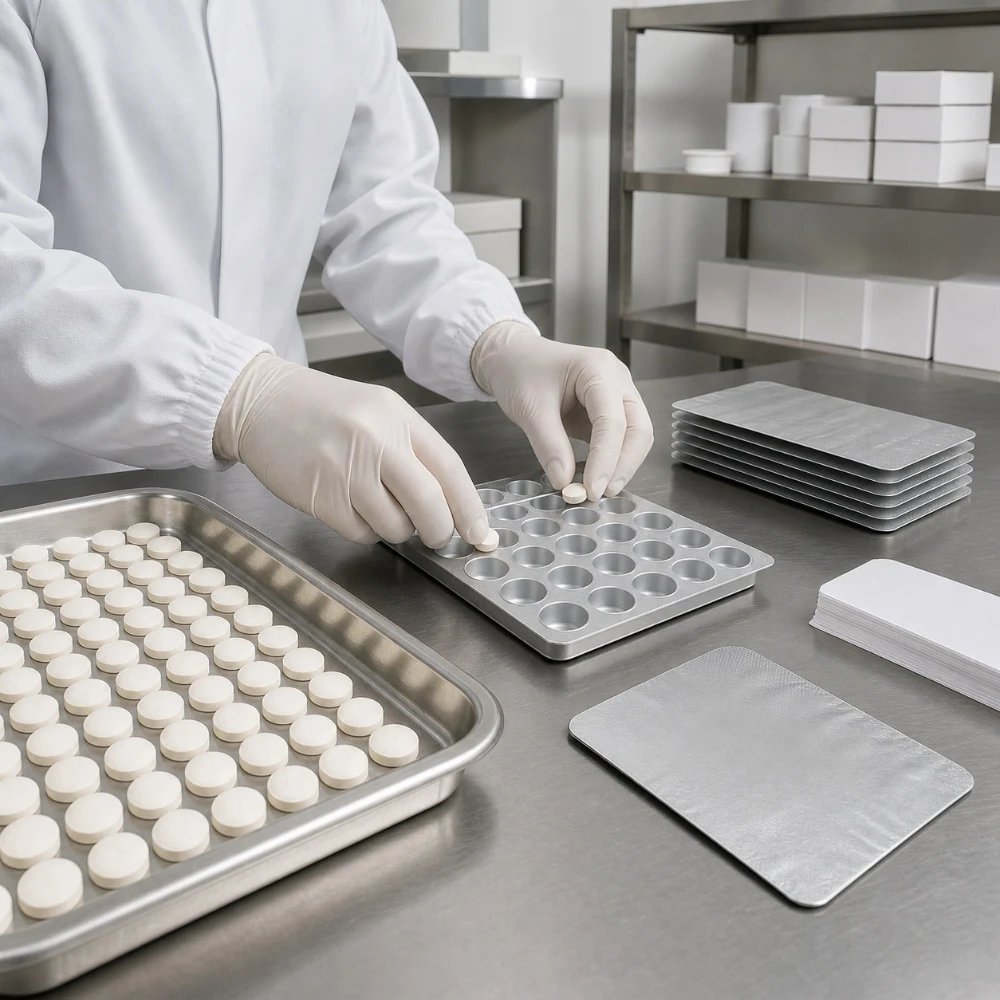 Spore-Forming Probiotic Chewable Tablet packaging and supply presentation
