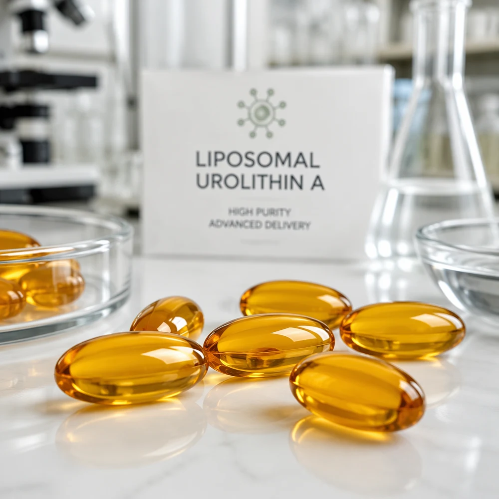 Liposomal Urolithin A product format presentation