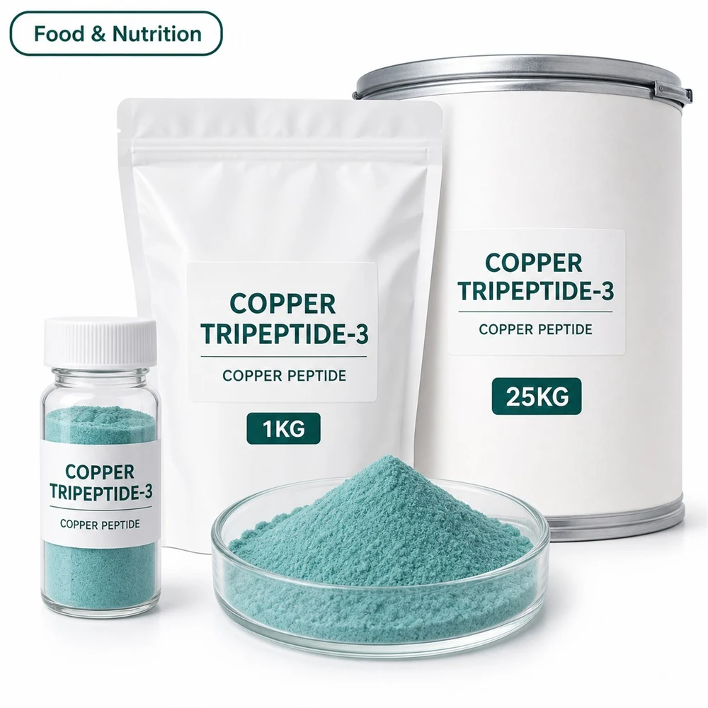 Copper Tripeptide-3 Topical Powder for Formulation Review