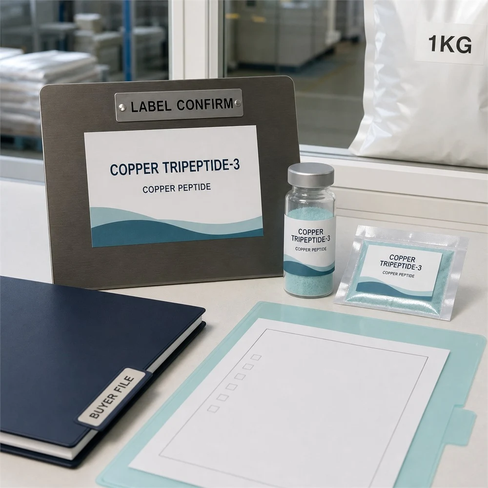 Copper Tripeptide-3 Topical Powder product format presentation