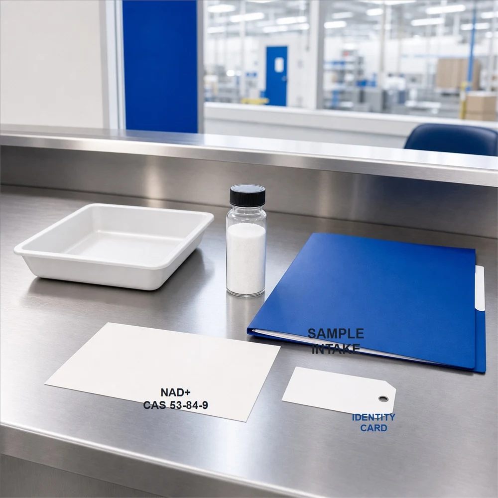 NAD+ Raw Material ingredient and specification presentation
