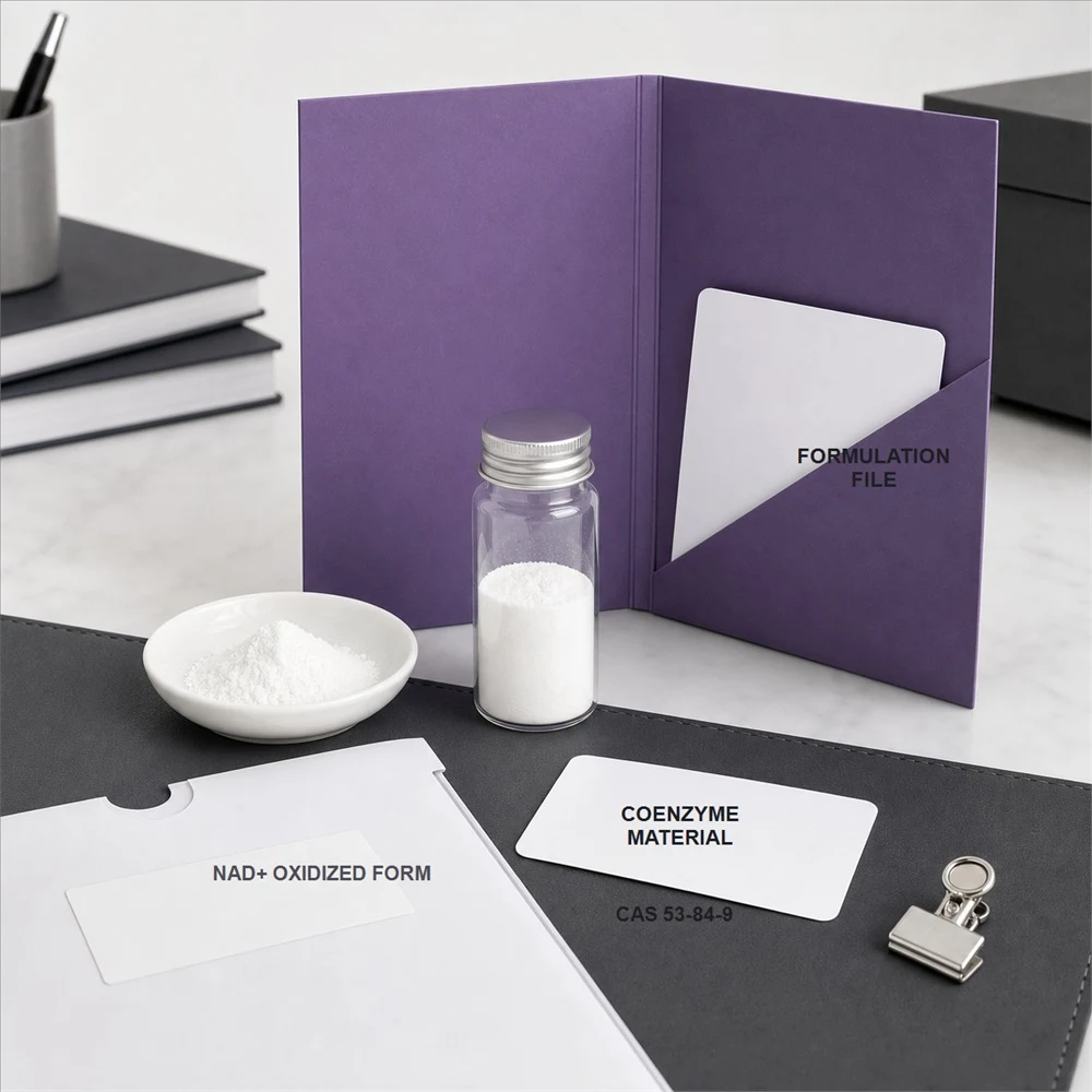 Oxidized NAD+ Coenzyme Powder product format presentation