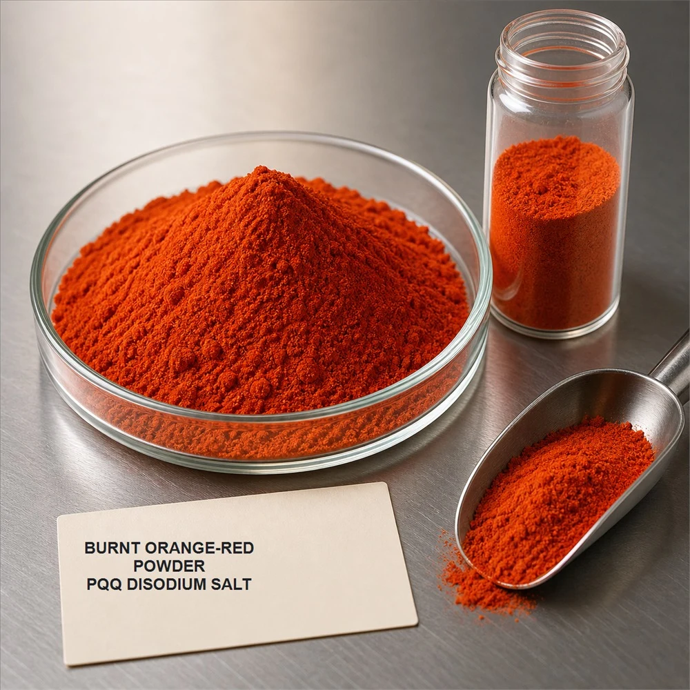 PQQ Disodium Powder packaging and supply presentation