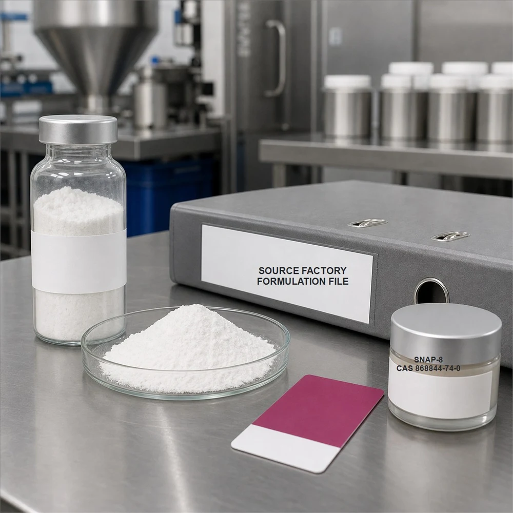 SNAP-8 Powder ingredient and specification presentation