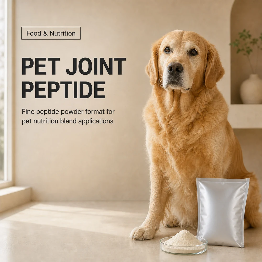 Pet Joint Support Peptide Supplement Concept for B2B Project Review