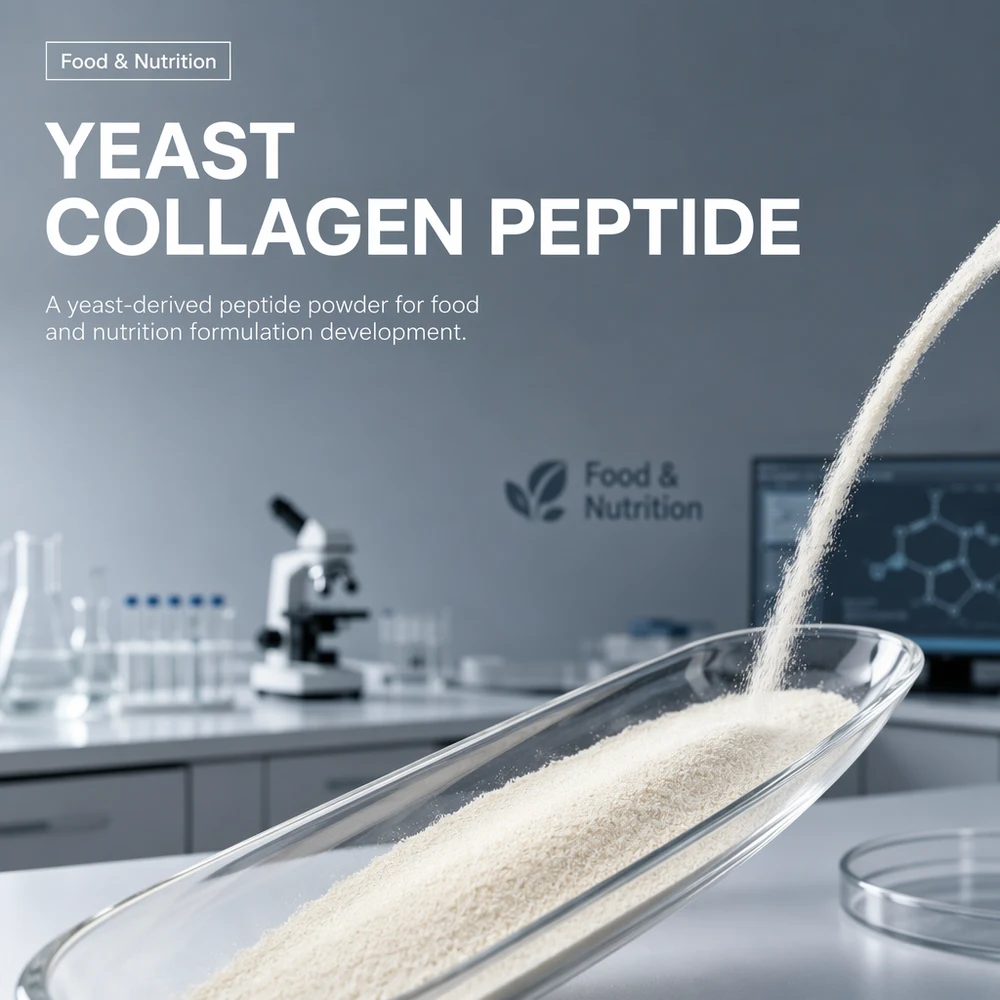 Yeast-Derived Vegan Collagen Peptide product sourcing presentation